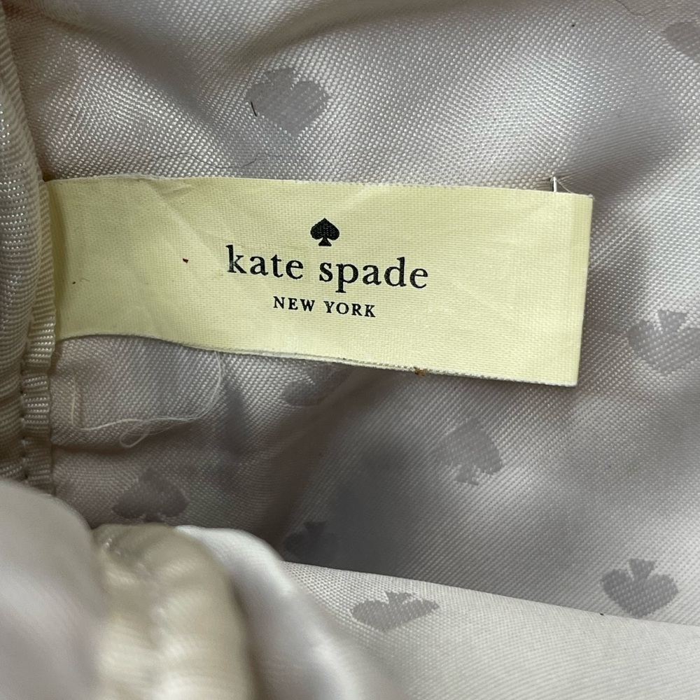 Kate Spade Light Gray Backpack - image 8